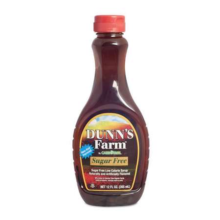 DUNNS FARM Syrup Pancake Maple Flavored Low Calorie Plastic Bottle, PK12 71210